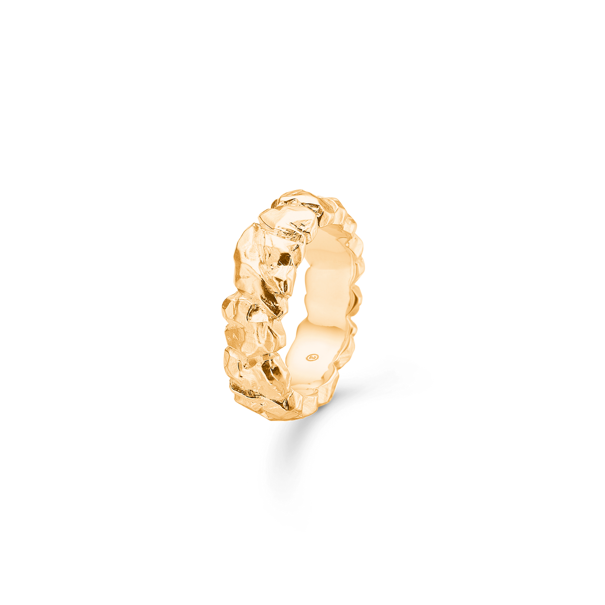 BIG ELEMENT ring forgyldt