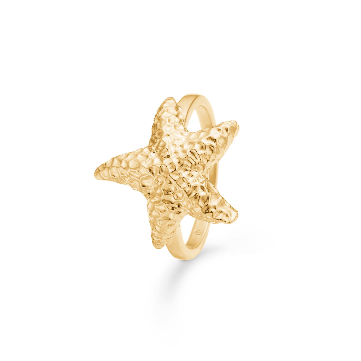 STARFISH LUSTRE stjerne ring forgyldt
