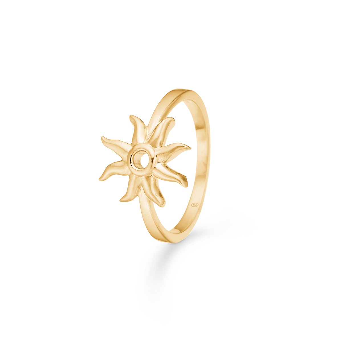OCEAN AURA ring forgyldt