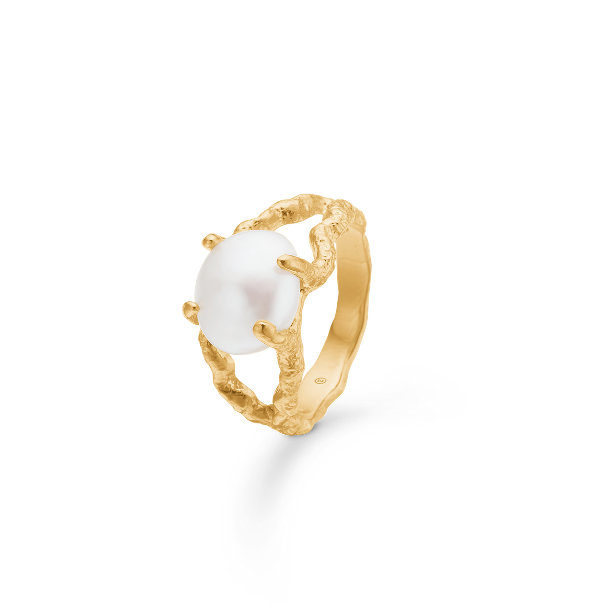 PERMA ring, forgyldt
