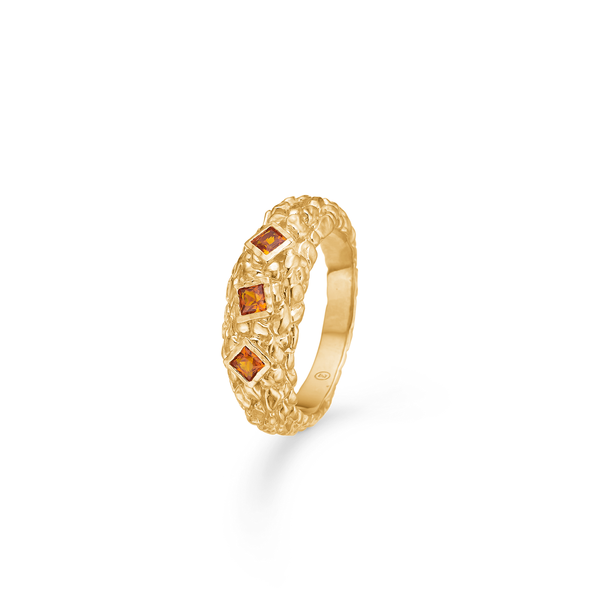UNTAMED ring orange forgyldt