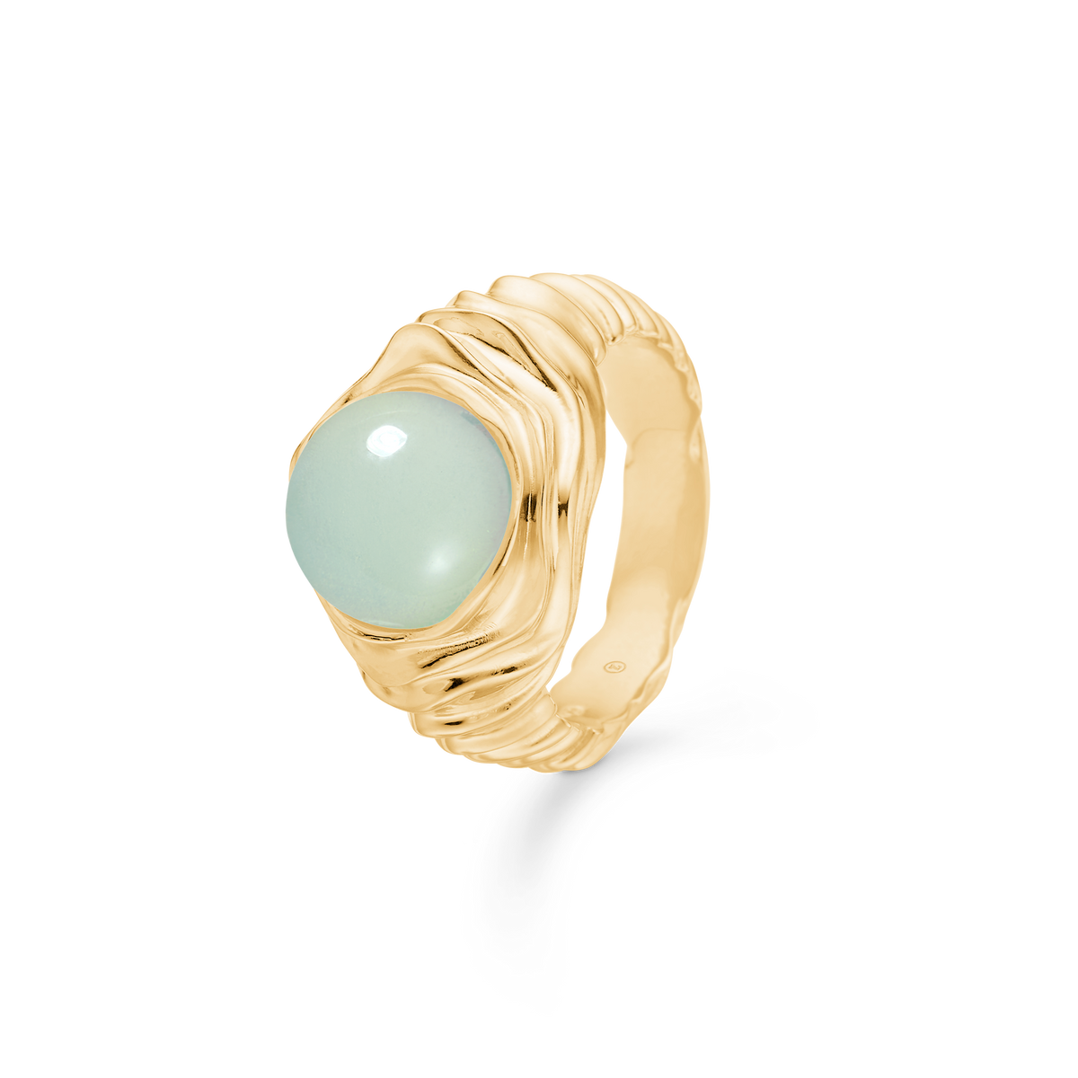 ENDLESS WAVES ring forgyldt stor