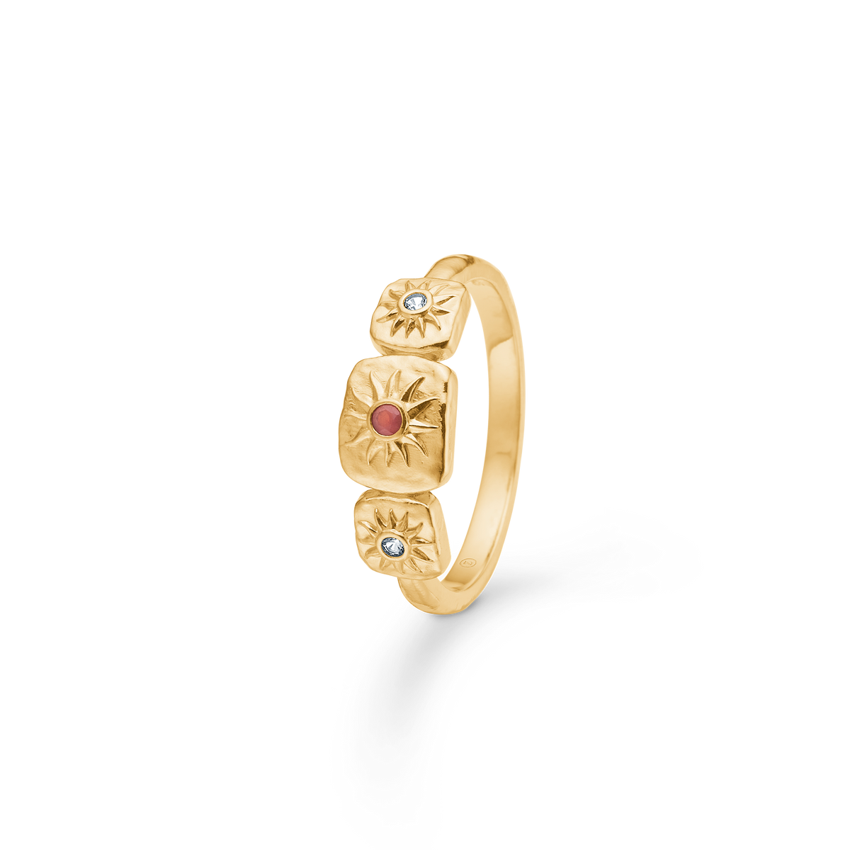 SOLARA ring, forgyldt