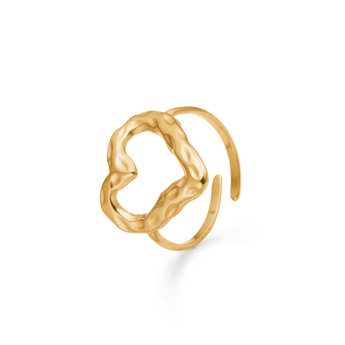 HEART ring, forgyldt