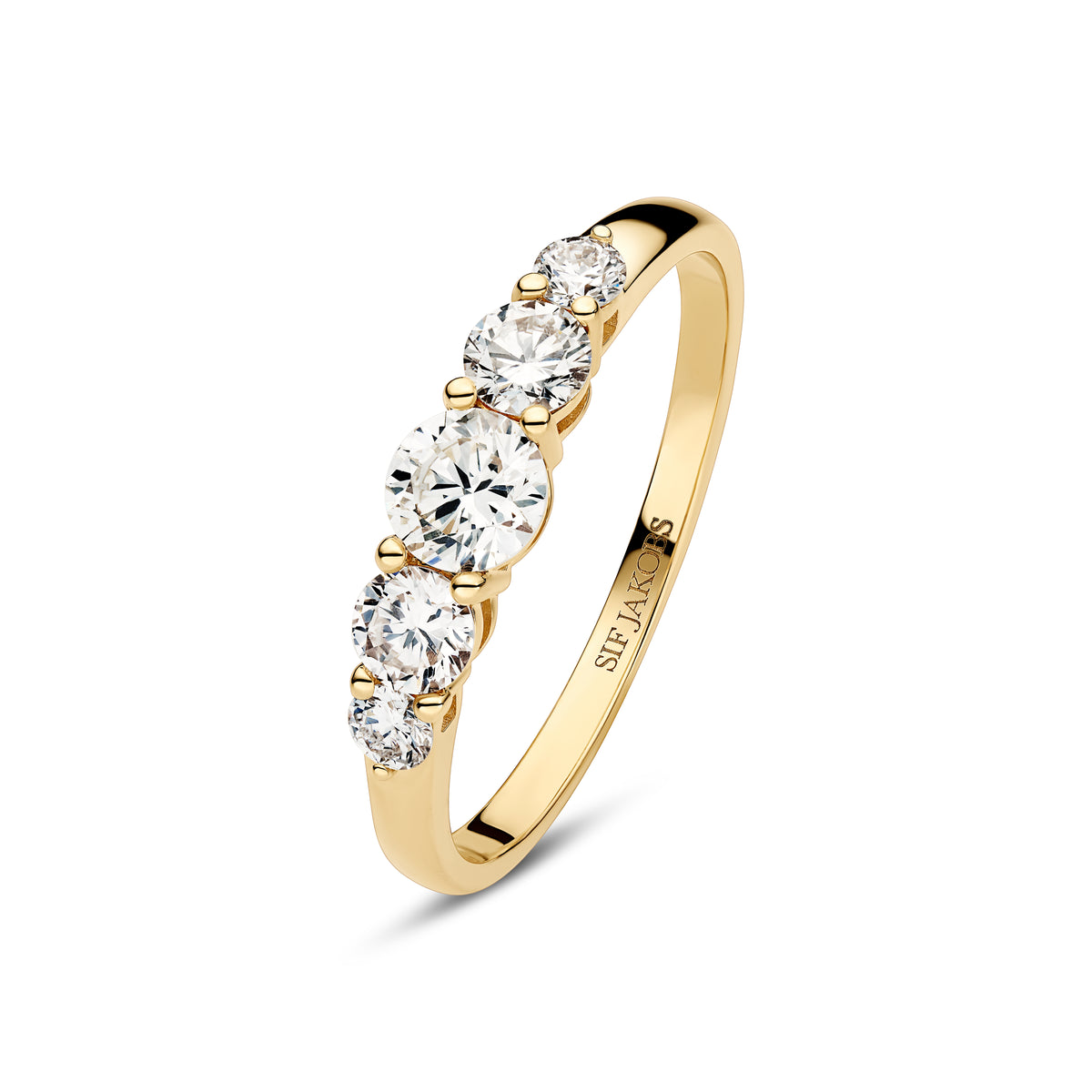 TIARA ring, rødguld