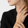 FUSION ring endestykke hvidguld m/ diamantkant