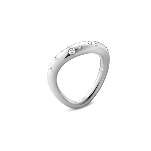 OFFSPRING sølv ring 433 m/ diamant