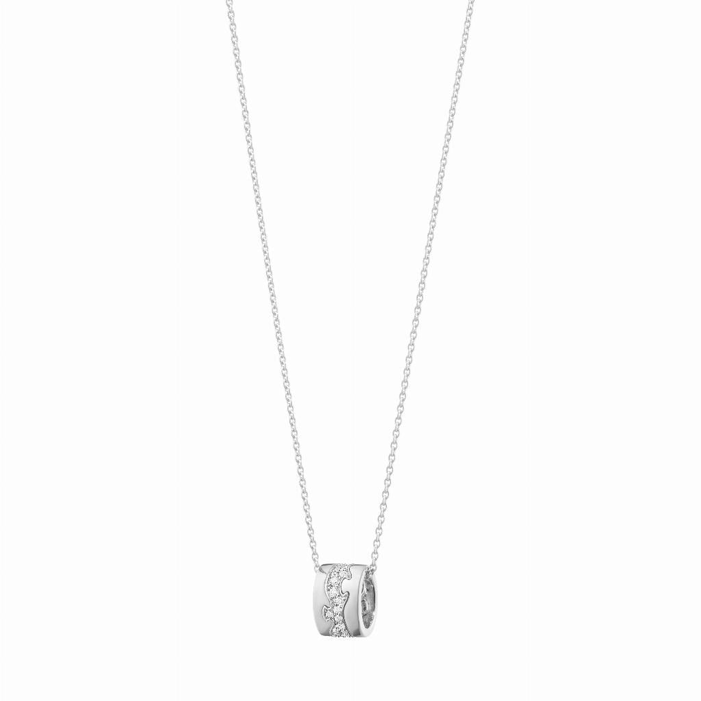 FUSION collie hvidguld m/ 0,19 ct