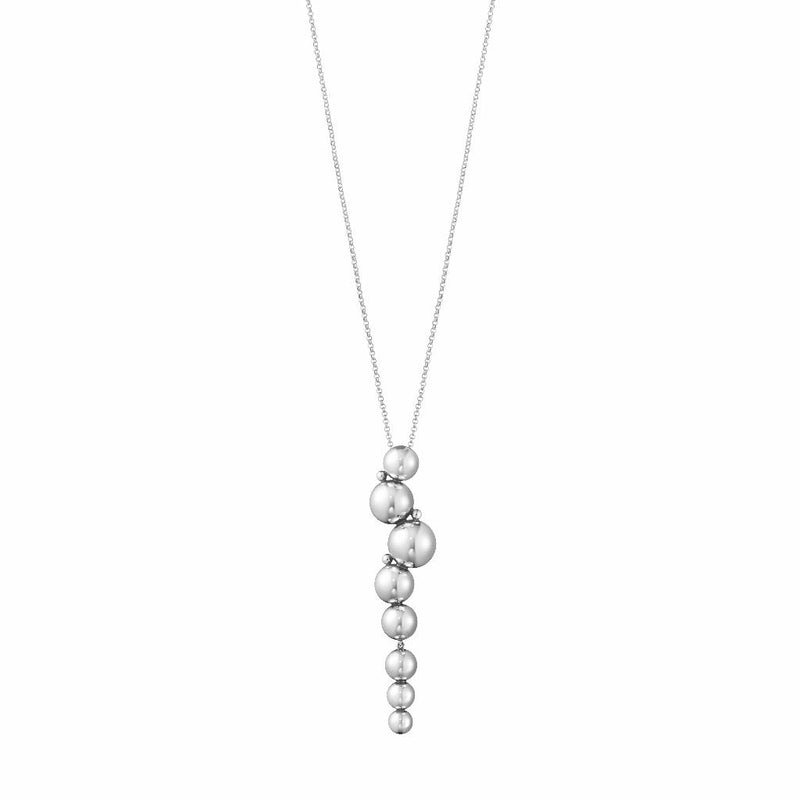MOONLIGHT GRAPES sølv halskæde m. 11 druer, 551F
