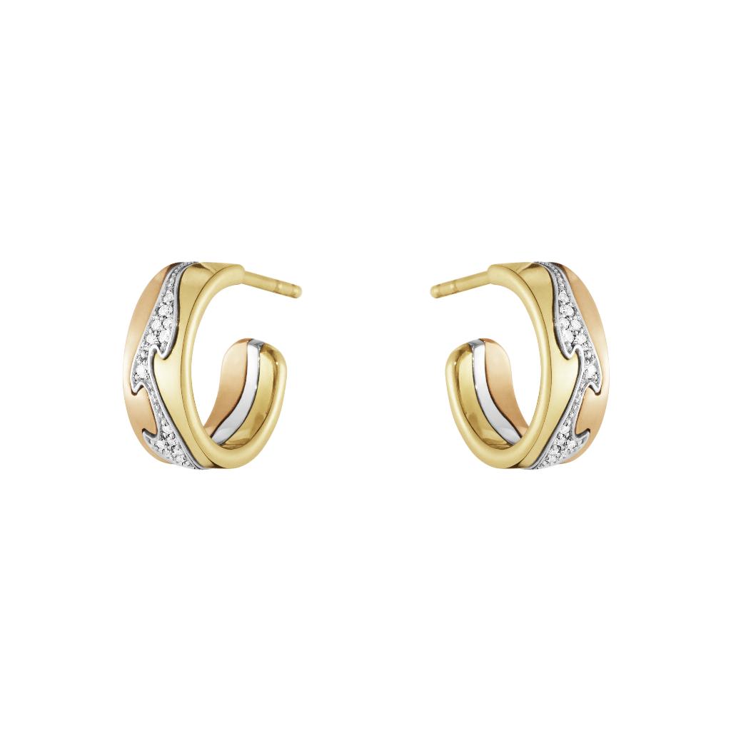 FUSION creoler, trefarvet med 0,08 ct