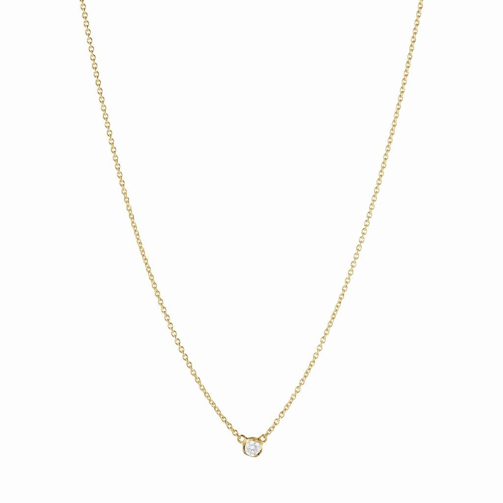 SIGNATURE DIAMOND halskæde m/ 0.05 ct