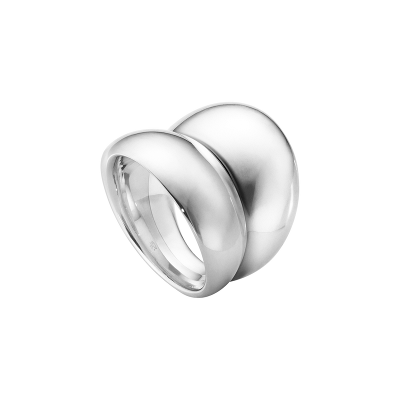 CURVE sølv ring