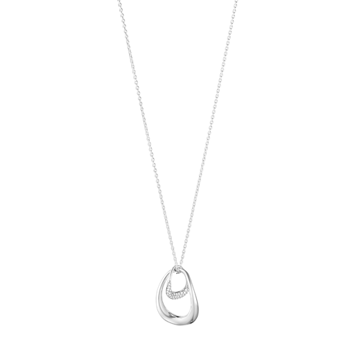 OFFSPRING sølv halskæde m/ 0,08 ct