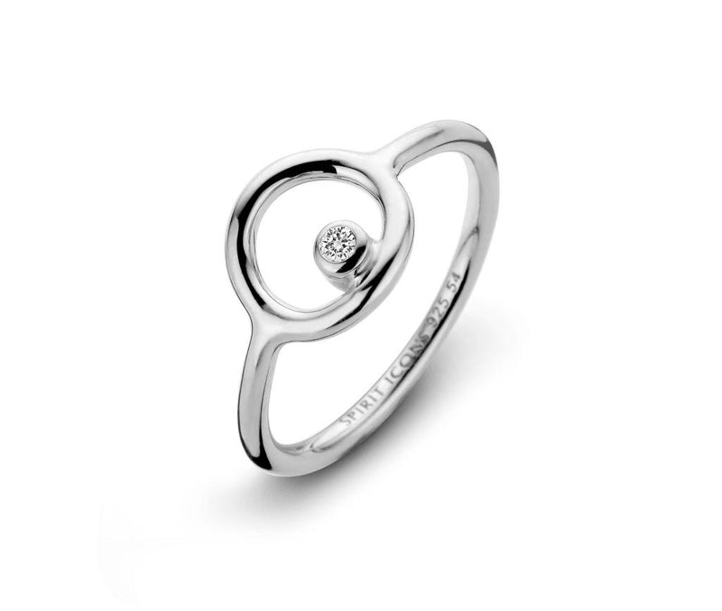 Infinity ring, sølv