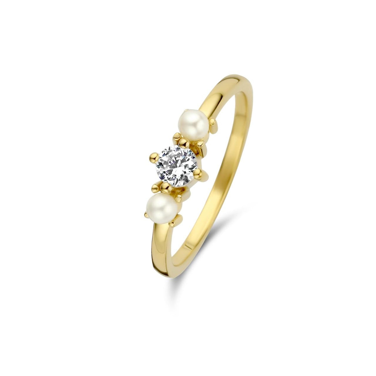 Ocean ring, forgyldt