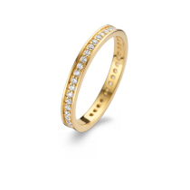 Chic ring, 2 mm, forgyldt