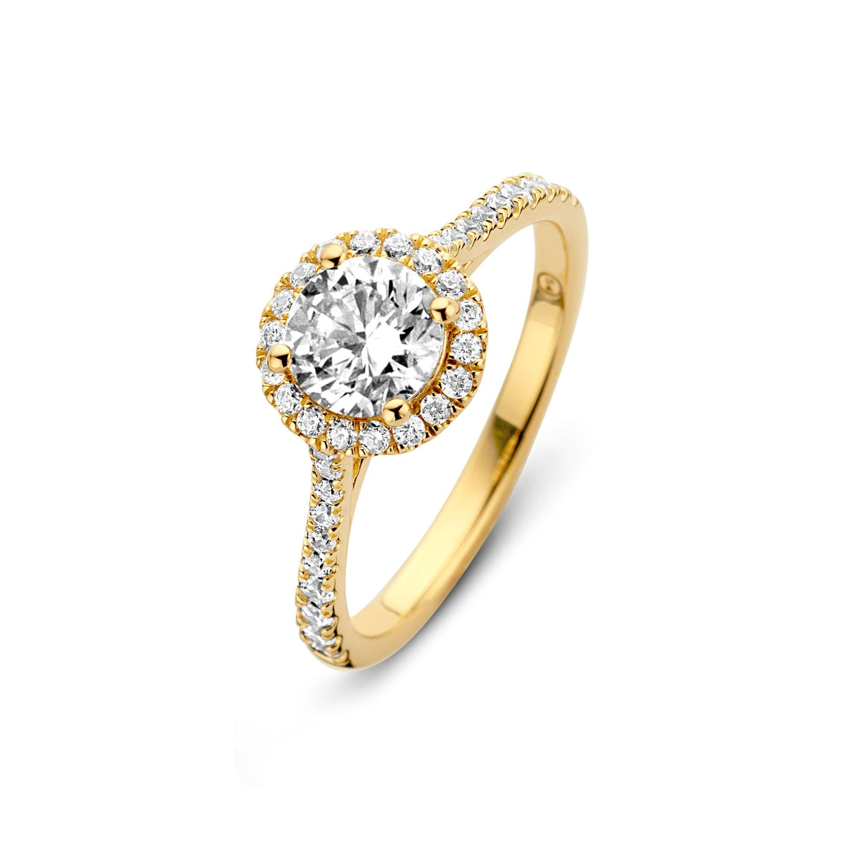 Romance ring, forgyldt