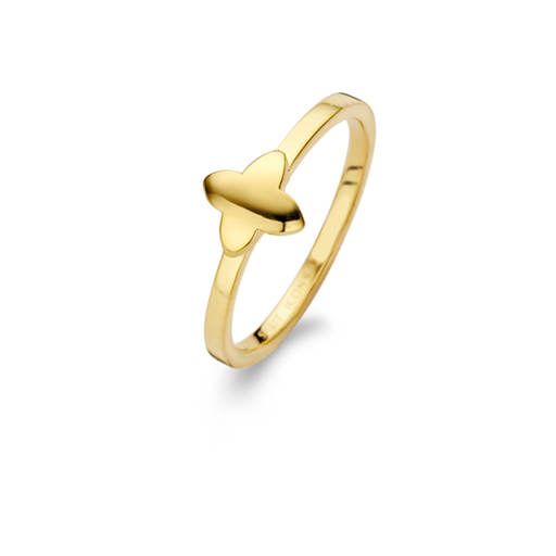 Happy ring, forgyldt