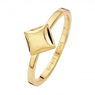 Square ring, forgyldt