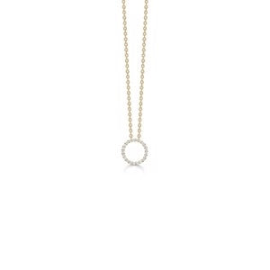 DIAMOND HALO vedhæng m/0,13 ct