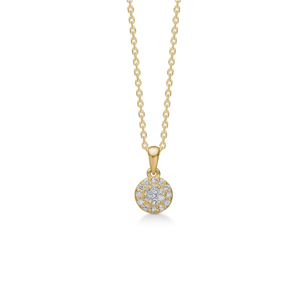 ELEANOR PETITE 14 kt. vedhæng m/0,12 ct.