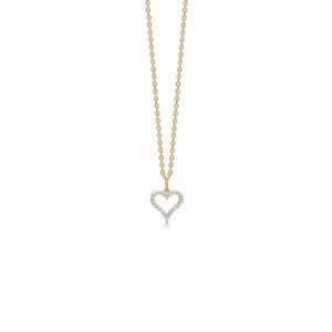 TENDER HEART vedhæng m/0,12 ct Brillant