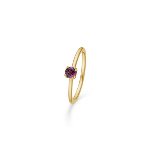 POETRY SOLITAIRE GARNET ring m/granat