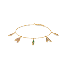 PAPAGENO armbånd m/ægte sten