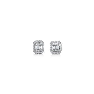 ELISABETH ørestikker hvidguld m/0,18 ct brillanter