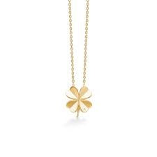 CLOVER halskæde guld