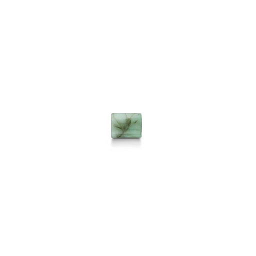 Black Sun bead green emerald