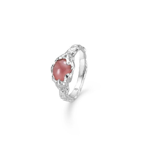 MAGMA ring m/ rosa sølv