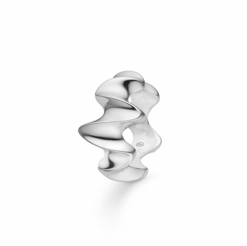 WAVE sølv ring