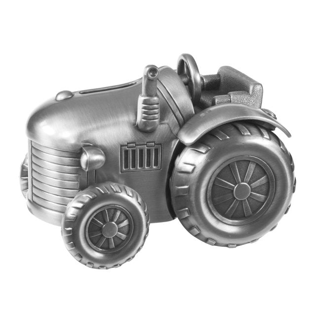 Fortinnet sparebøsse, traktor