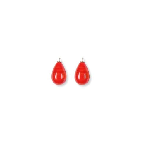 Heinzendorff vedhæng 24mm koral-lys-orange