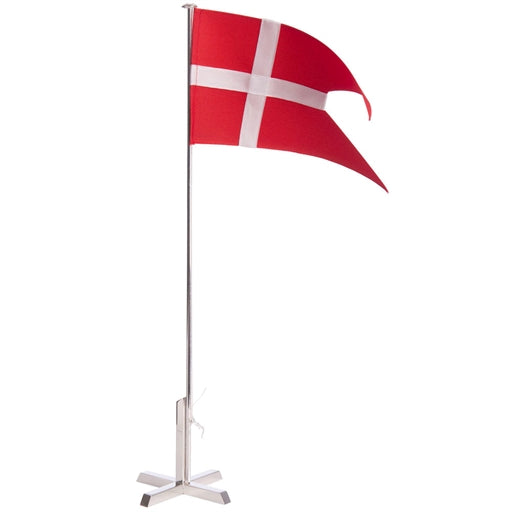 Bordflag, Carl Hansen, sølvplet, krydsfod