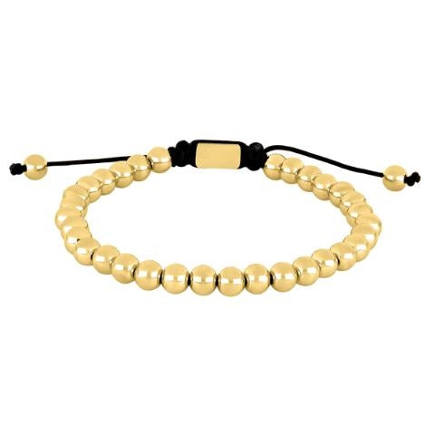 Stål armbånd forgyldt