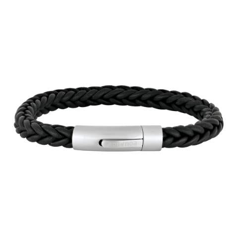 Sort kalveskinds armbånd