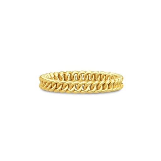 CLASSIC chain ring smal forgyldt