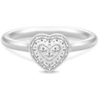 Sweetheart ring sølv