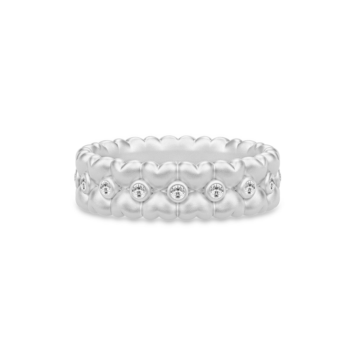 TRUE LOVE sølv ring