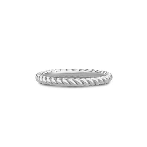 CLASSIC twisted ring sølv