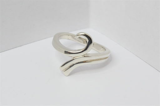 Sølv ring med buer