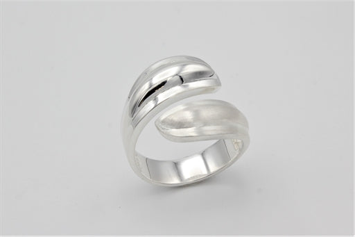 Åben sølv ring