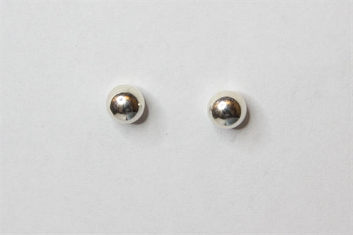 Sølv ørestikker med kugle, 7 mm