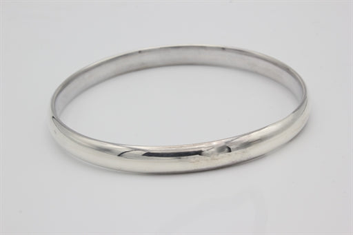 Sølv armring, blank