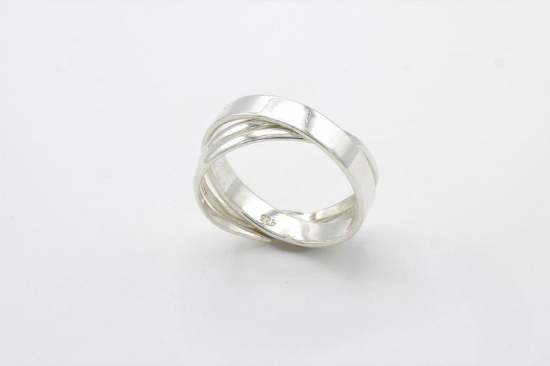 3-i-en sølv ring