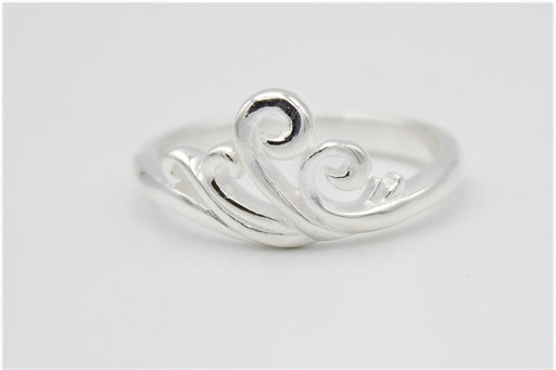 Bølger, sølv ring