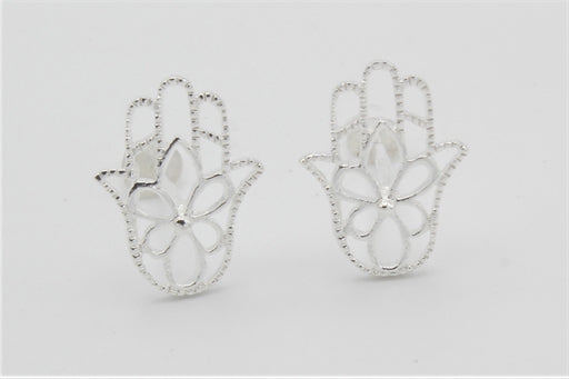 Hamsa sølv ørestikker