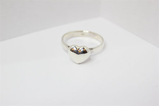 Heart ring, sølv